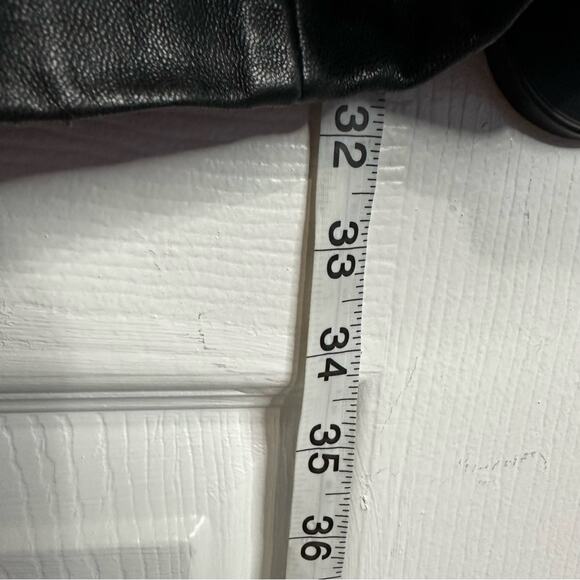 Wilson’s leather jacket red satin lining WL Plus 2x black pockets - Picture 13 of 14